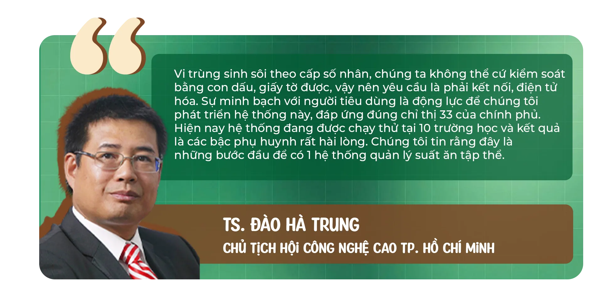 Từ “Tick xanh” đến bếp ăn học đường - Ảnh 10.