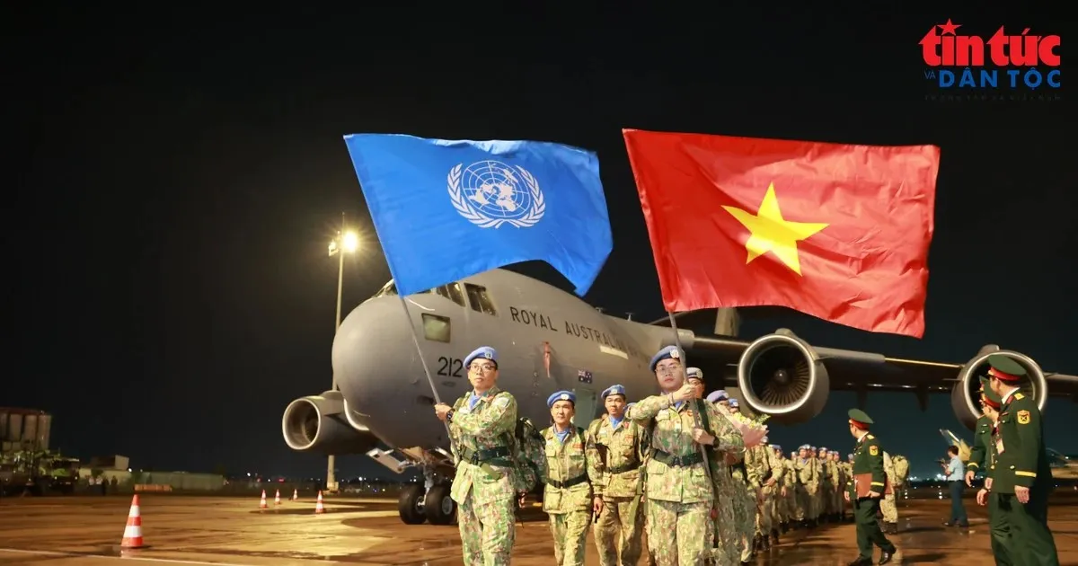 Xúc động lễ đón những người lính quân y hoàn thành nhiệm vụ tại Nam Sudan trở về
