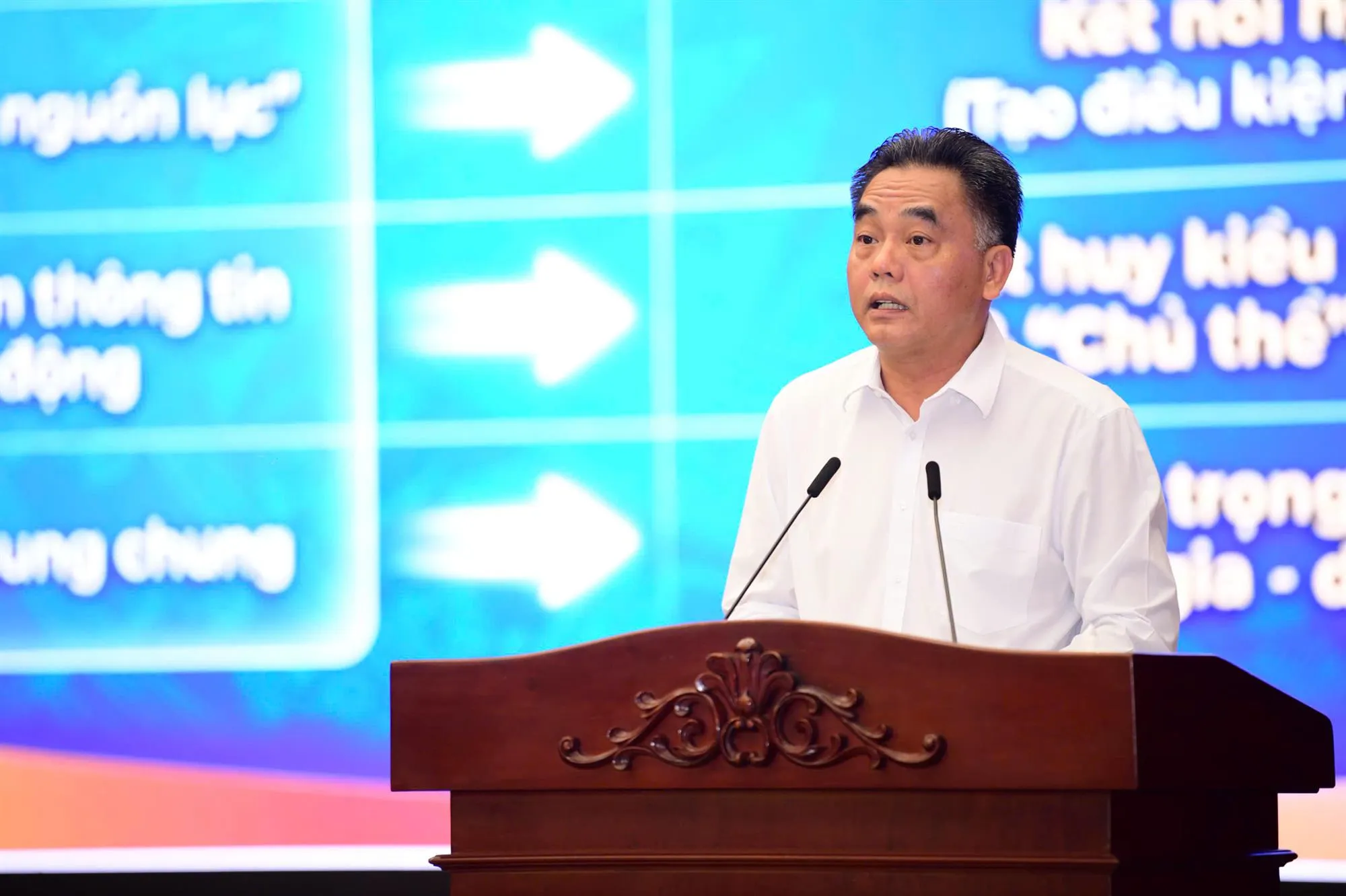 Phó chủ tịch thường trực UBND TP. Hồ Chí Minh Nguyễn Lộc Hà - Ảnh: Quang Định - TTO