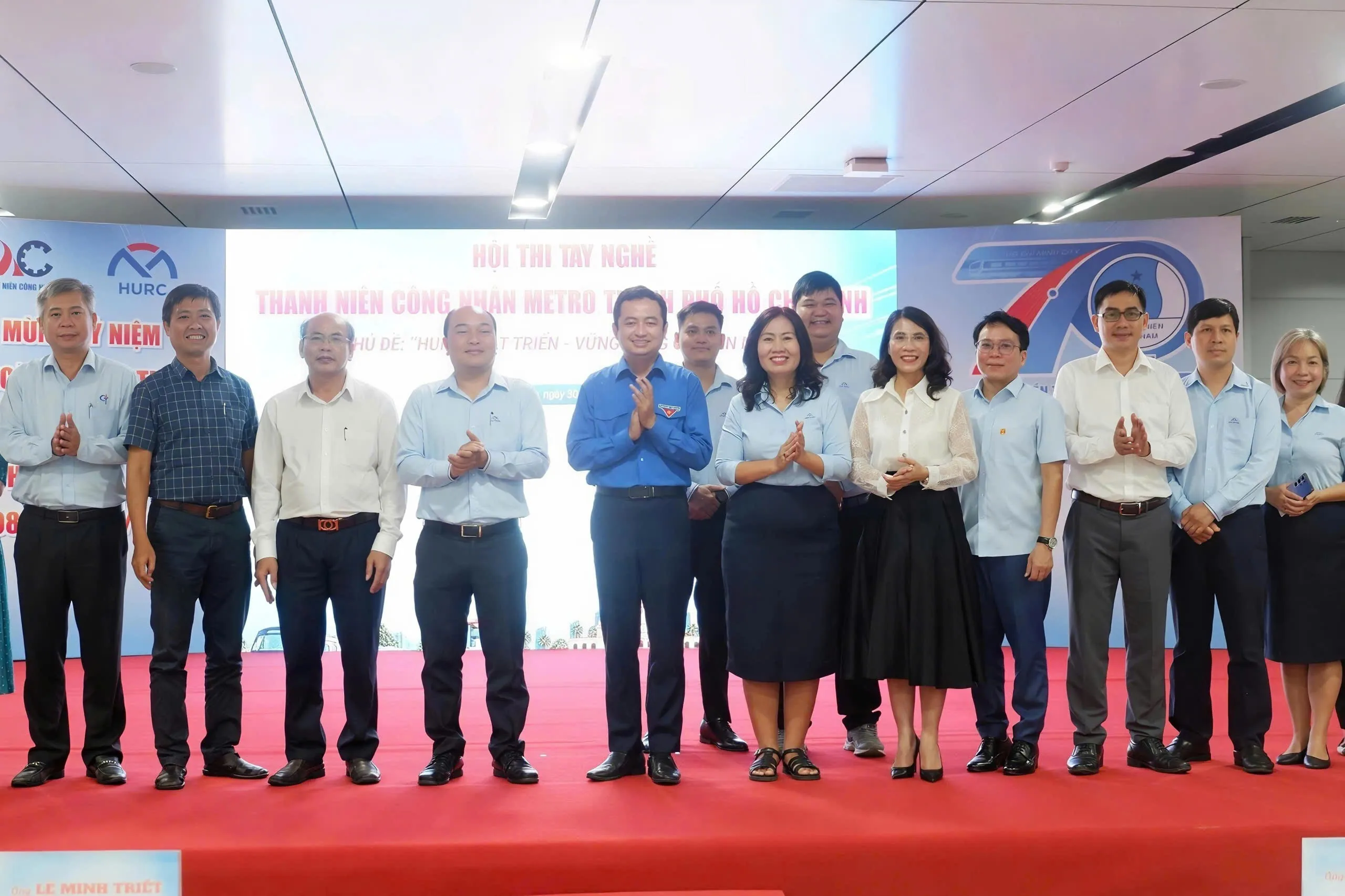 Hội thi Tay nghề Thanh niên công nhân Metro Thành phố Hồ Chí Minh năm 2026 với chủ đề “HURC phát triển – Vững vàng chuyên môn” - Ảnh Bá Nam