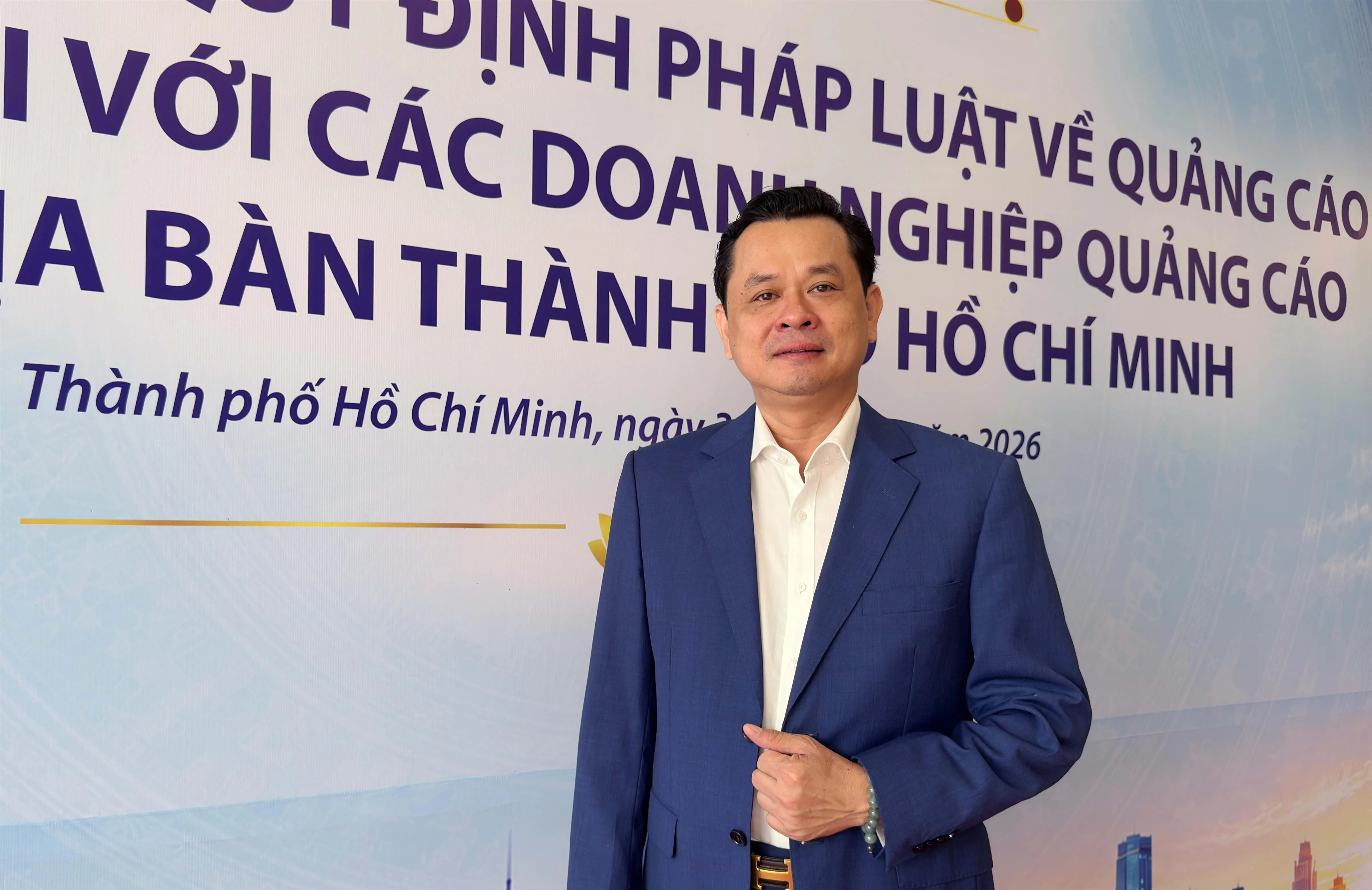 ông Ông Nguyễn Thanh Đảo, Chủ tịch Hiệp hội Quảng cáo TPHCM, 