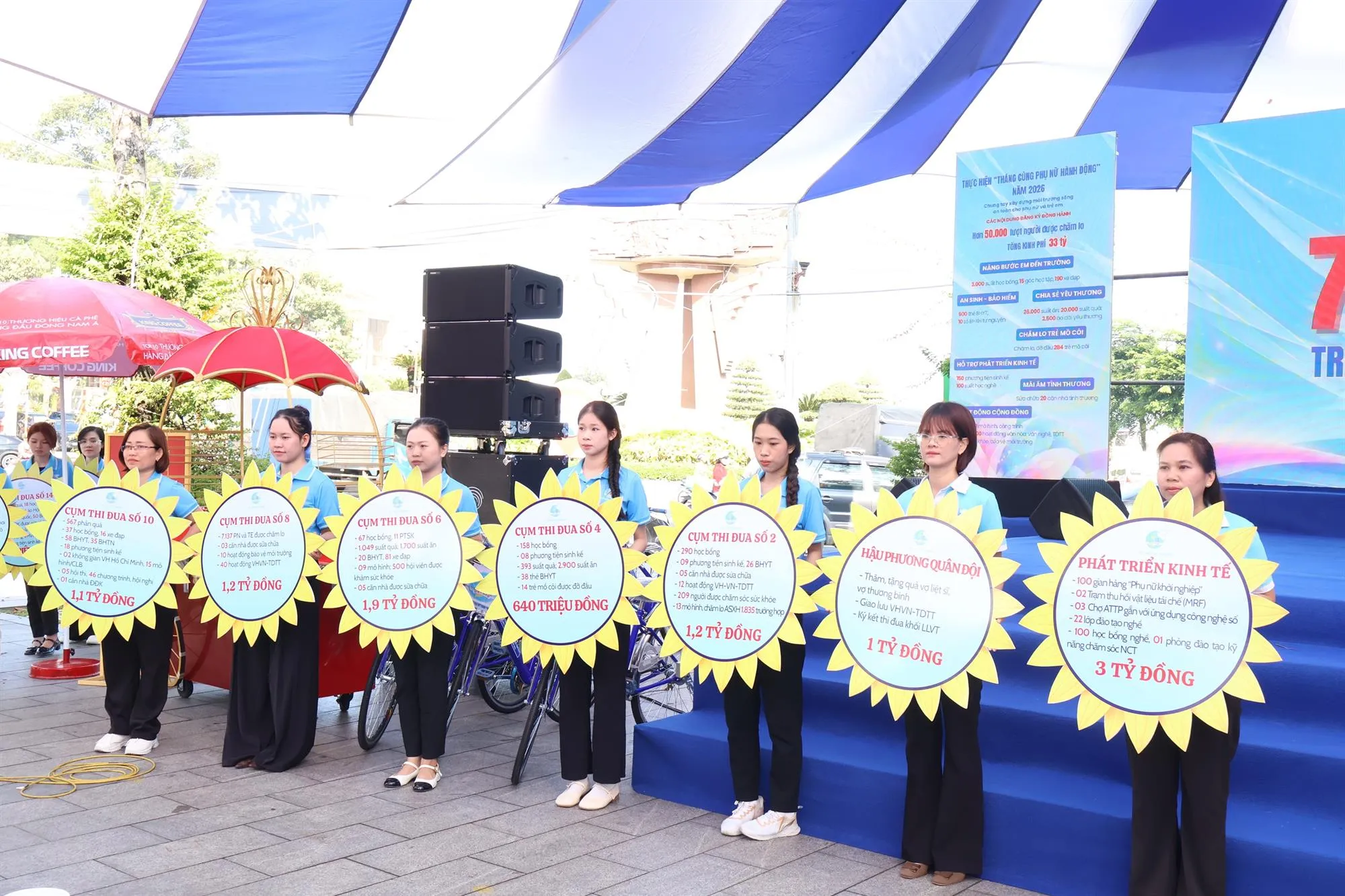 “Tháng cùng Phụ nữ hành động” năm 2026 diễn ra từ ngày 1/10 đến 31/10, với chủ đề “Cùng Phụ nữ hành động - Chung tay xây dựng môi trường sống an toàn cho phụ nữ và trẻ em” - Ảnh: Kim Anh