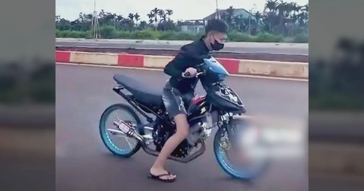Xử lý thanh niên độ xe máy, quay video tạo nét đăng TikTok