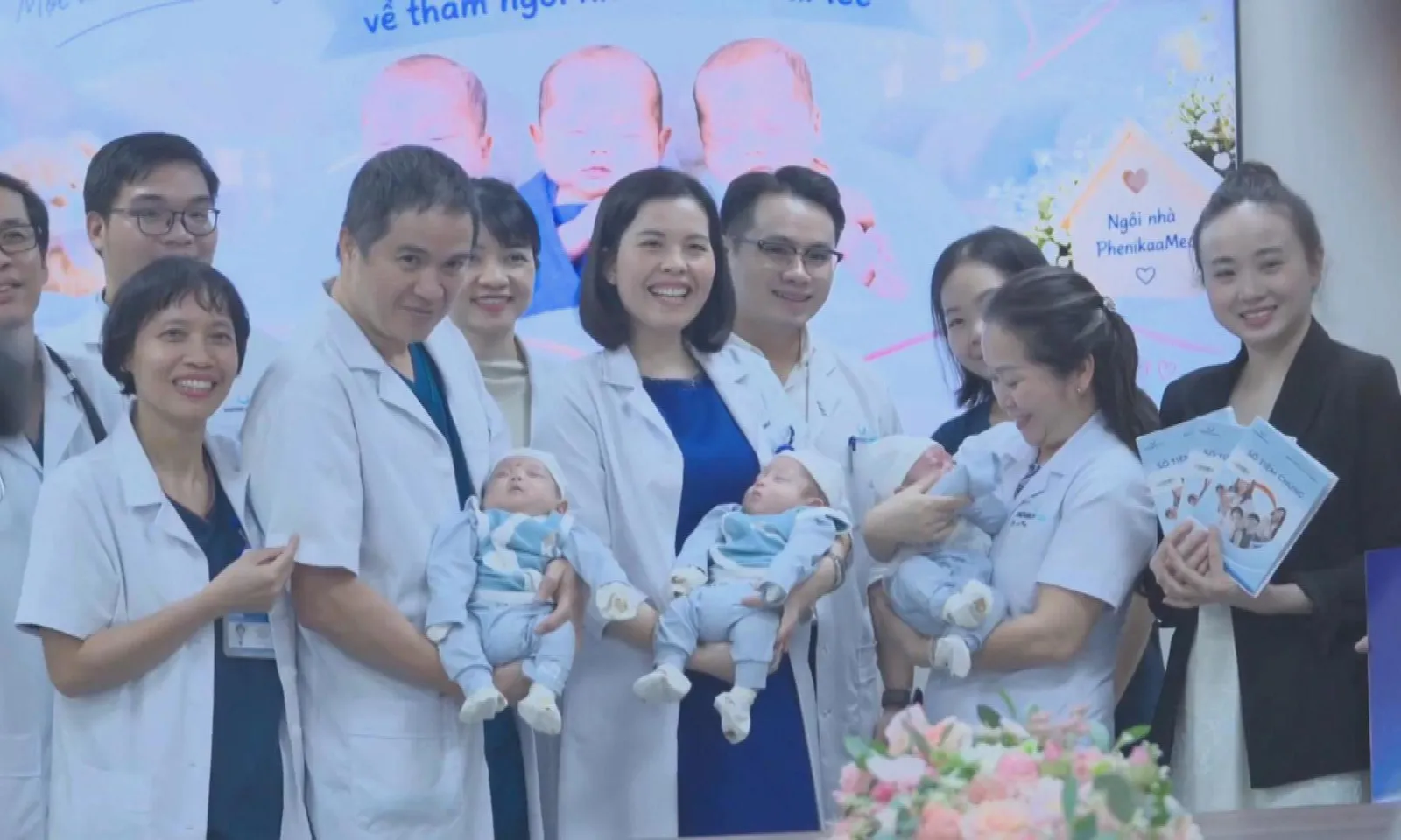 Bệnh viện Đại học Phenikaa thực hiện thành công ca sinh ba đặc biệt