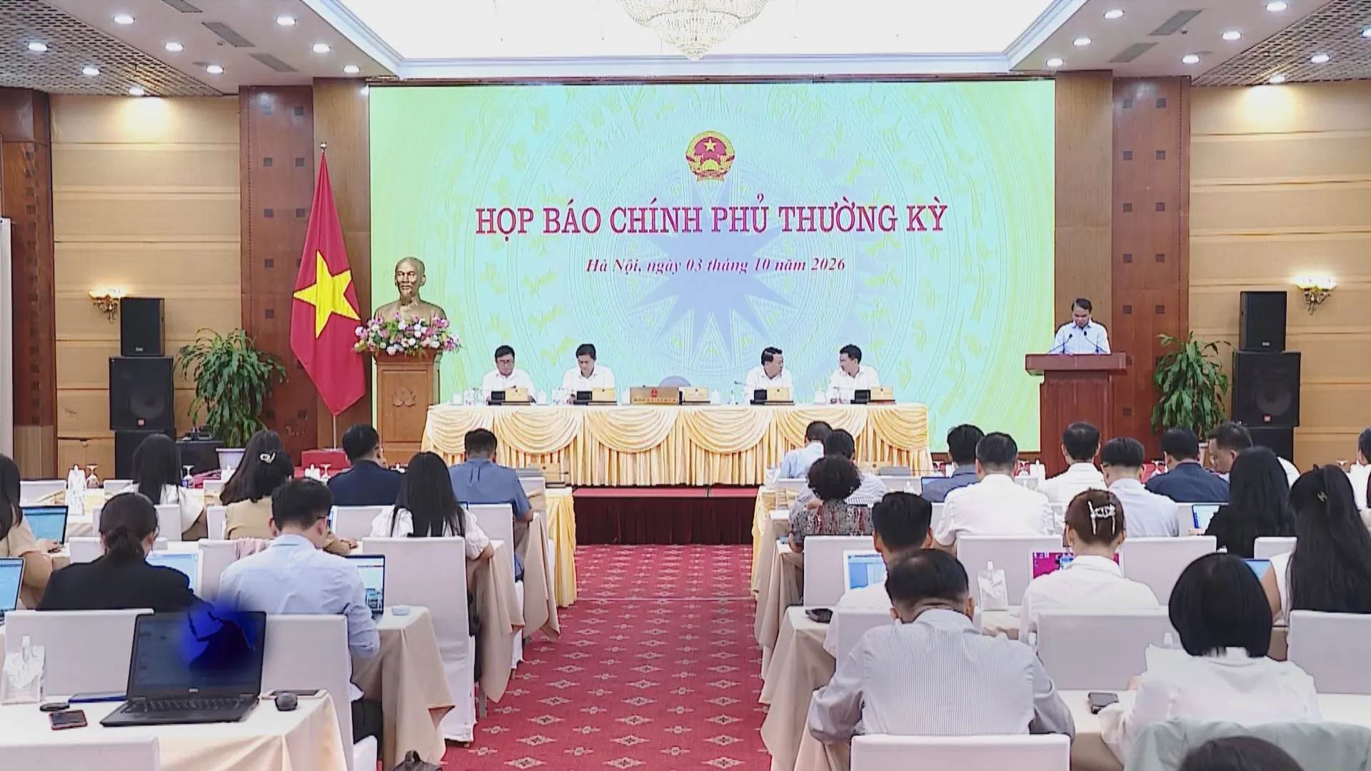 Họp báo công bố số liệu kinh tế - xã hội quý III và 9 tháng năm 2026