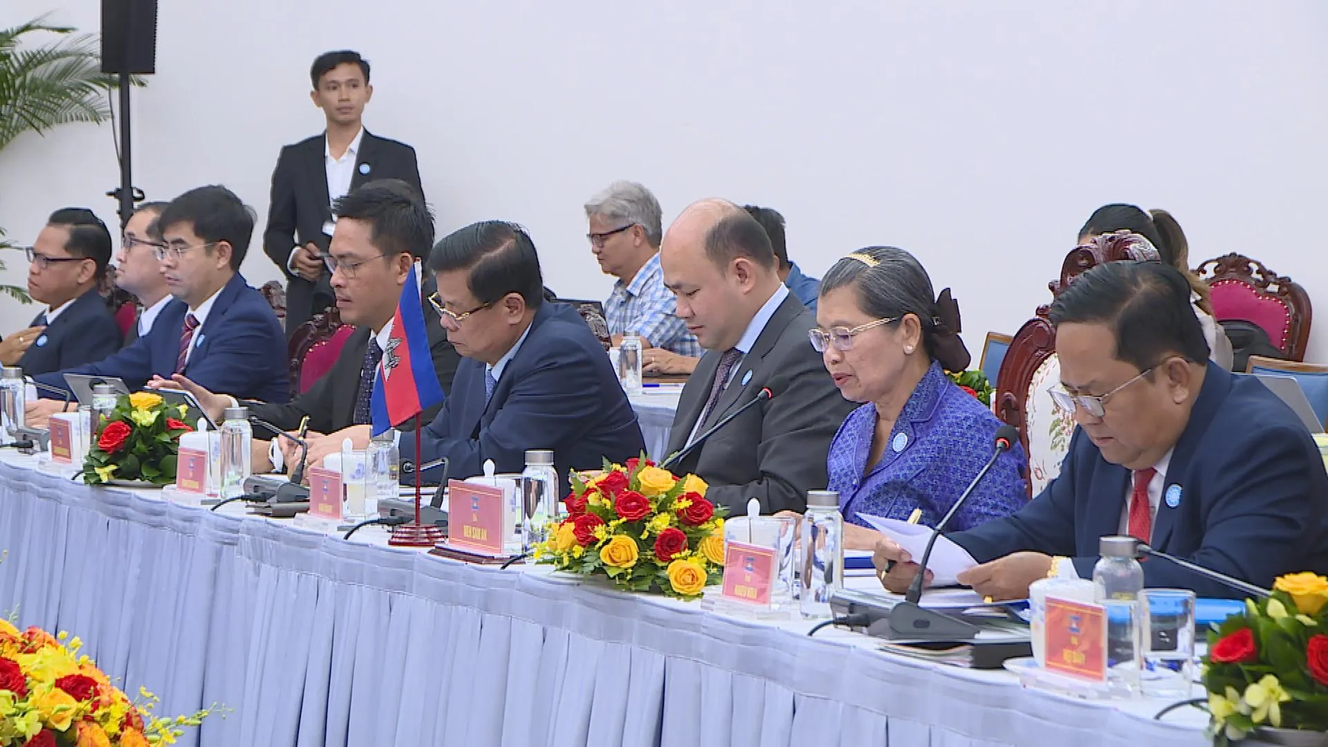 Đoàn đại biểu Campuchia tham dự kỳ họp lần thứ IX tại TP. Hồ Chí Minh