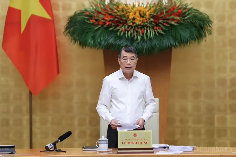​​Thủ tướng Chính phủ Lê Minh Hưng phát biểu khai mạc phiên họp - Ảnh: Nhật Bắc - Báo Chính Phủ