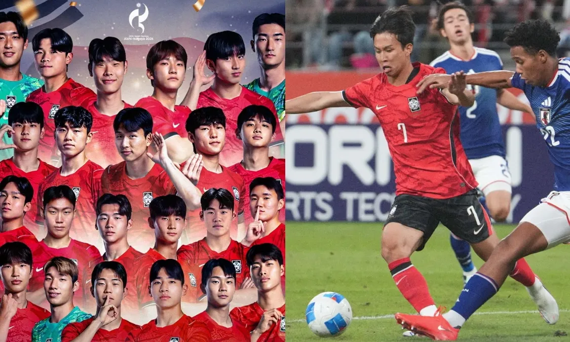 U23 Hàn Quốc khuất phục U23 Nhật Bản 3 lần liên tiếp, đoạt huy chương vàng ASIAD 2026