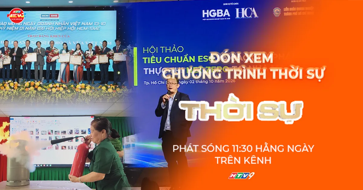 HCM-SME phát triển ấn tượng sau 1 năm, hướng đến mục tiêu 10.000 hội viên | Thời sự trưa HTV ngày 4/10/2026