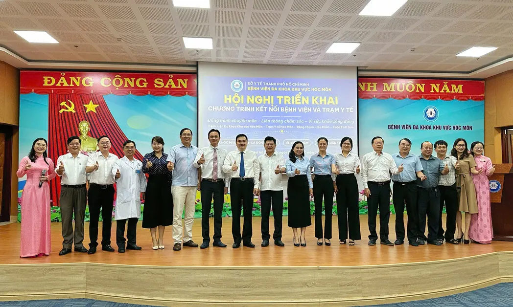 4 Trạm Y tế được Bệnh viện Đa khoa Khu vực Hóc Môn hỗ trợ