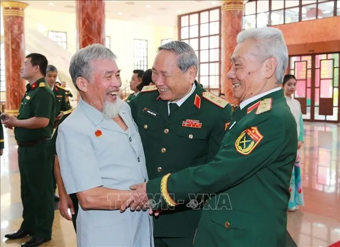 Các đại biểu đến dự lễ - Ảnh: Trọng Đức - TTXVN