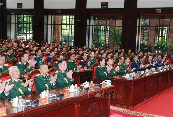 Các đại biểu dự buổi lễ - Ảnh: Trọng Đức - TTXVN