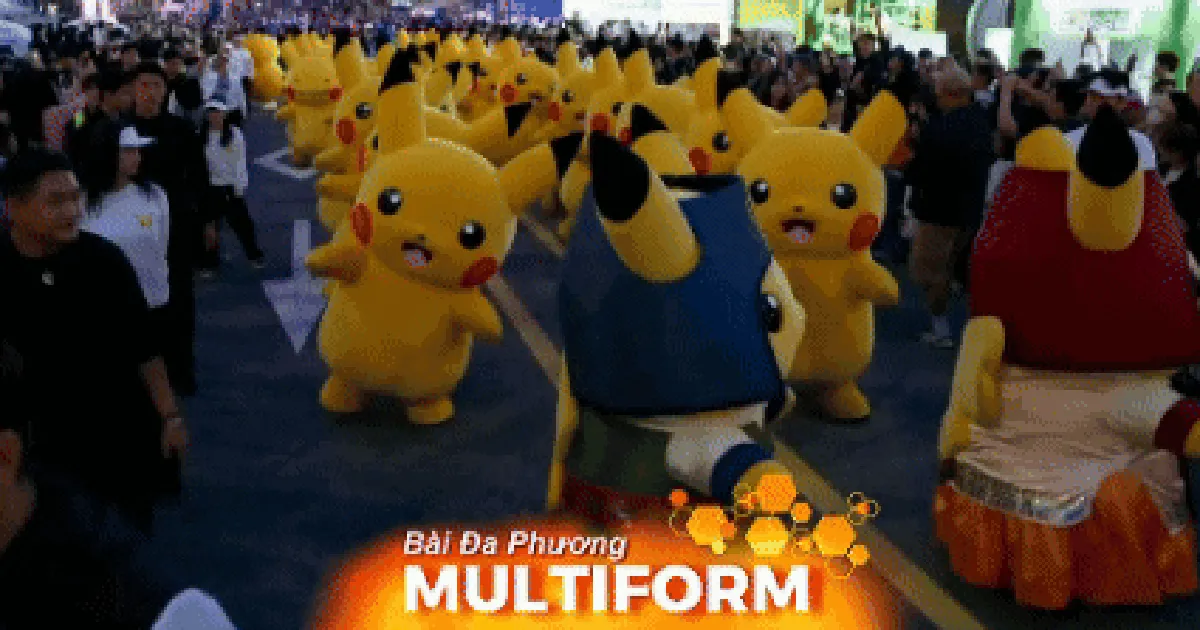 Hàn Quốc: Dàn Pikachu vui nhộn ở lễ hội Gangnam 2026