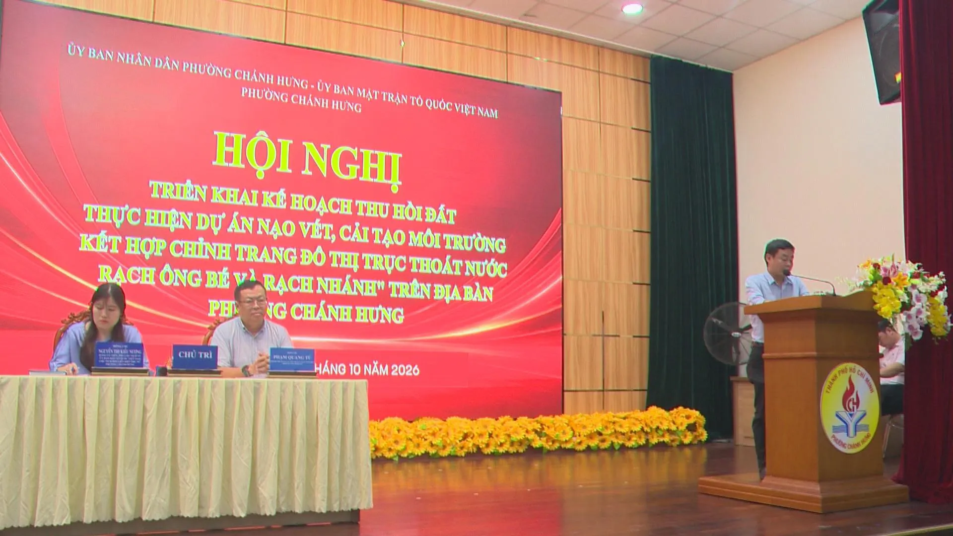 Phường Chánh Hưng triển khai kế hoạch thu hồi đất dự án rạch Ông Bé
