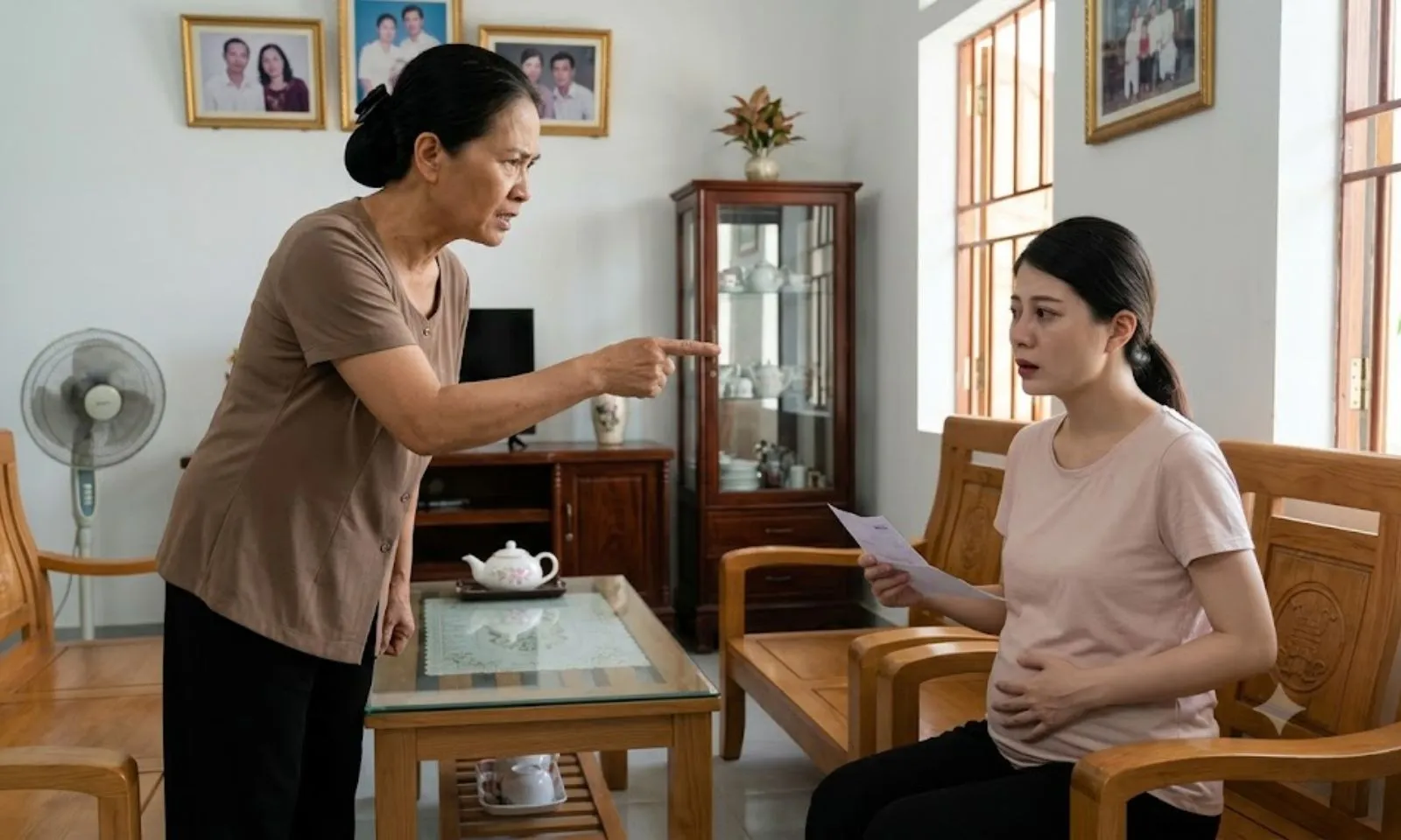 Vừa cấn thai, tôi tái mặt khi nghe mẹ chồng dọa “chỉ cần cháu”