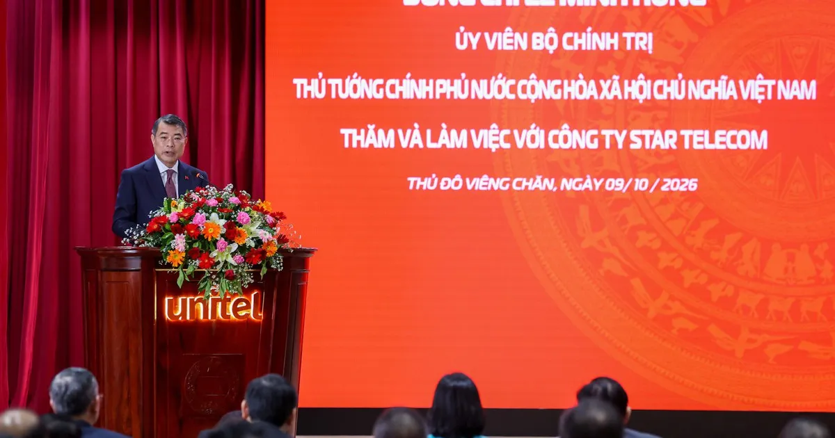 Thủ tướng Lê Minh Hưng: “Viettel tại Lào đã trở thành một biểu tượng của tình hữu nghị 2 nước”