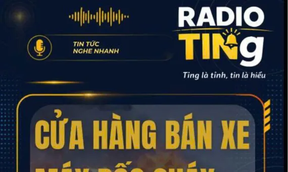 Cửa hàng bán xe máy bốc cháy ngùn ngụt, hàng chục xe SH bị thiêu rụi