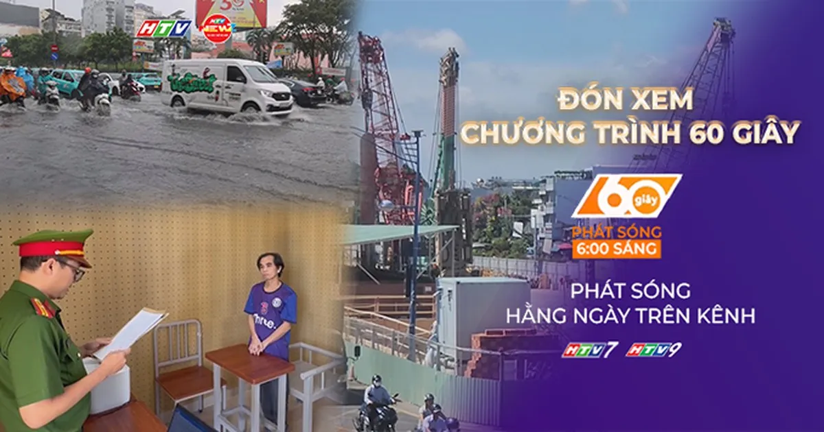 Đồng loạt thi công các ga metro Bến Thành - Tham Lương | 60 Giây Sáng ngày 9/10/2026