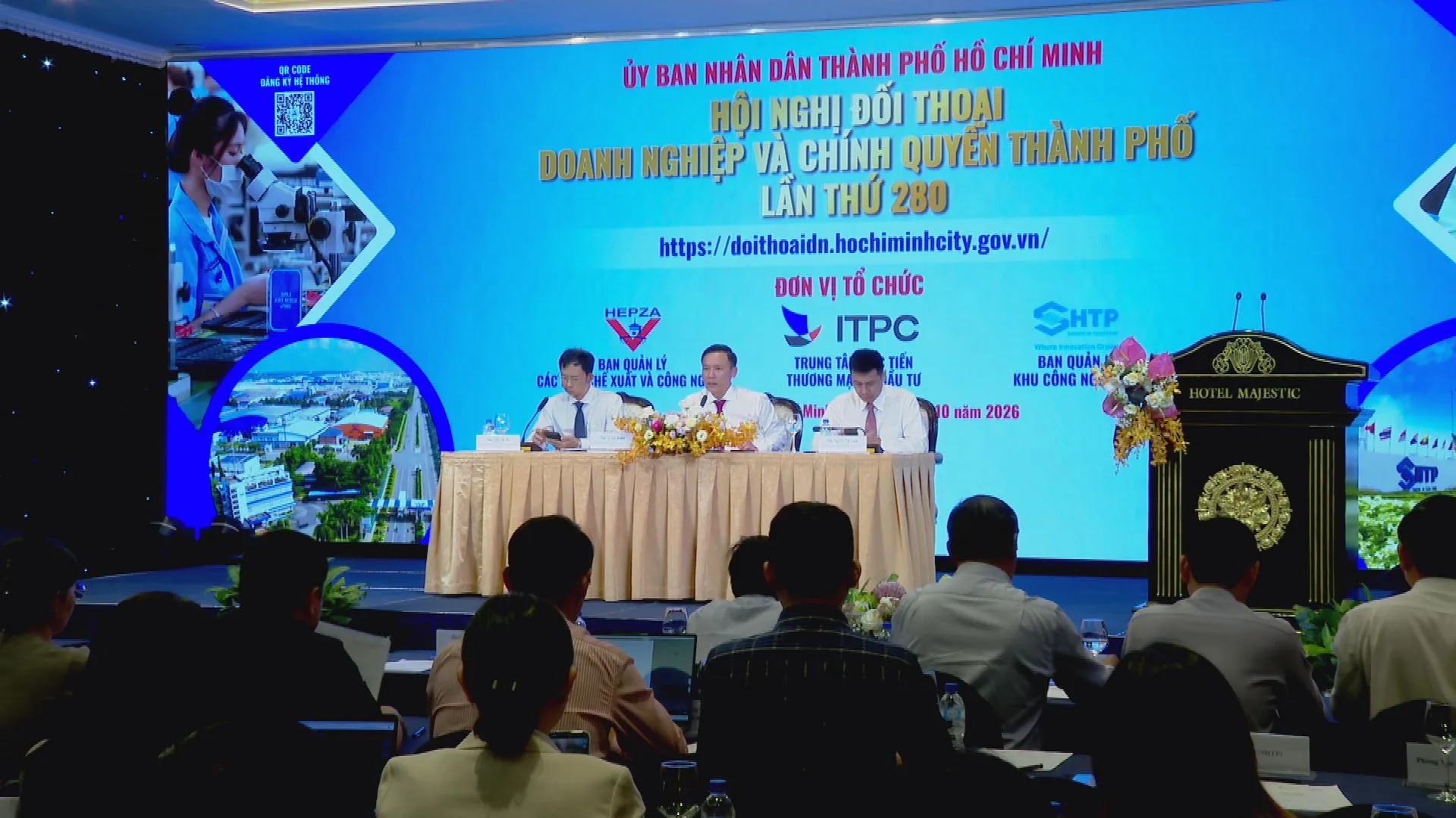 Các doanh nghiệp đã có cơ hội đối thoại cùng các cơ quan hữu quan tại sự kiện