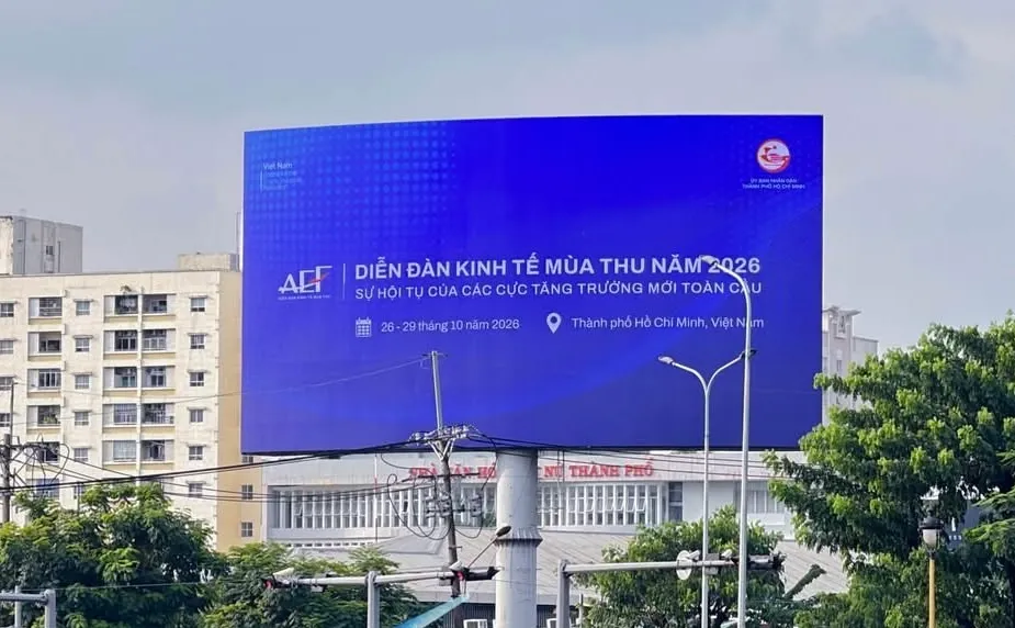 Lần đầu tiên WEF đồng thương hiệu tổ chức Diễn đàn Kinh tế mùa Thu 2026 tại TPHCM