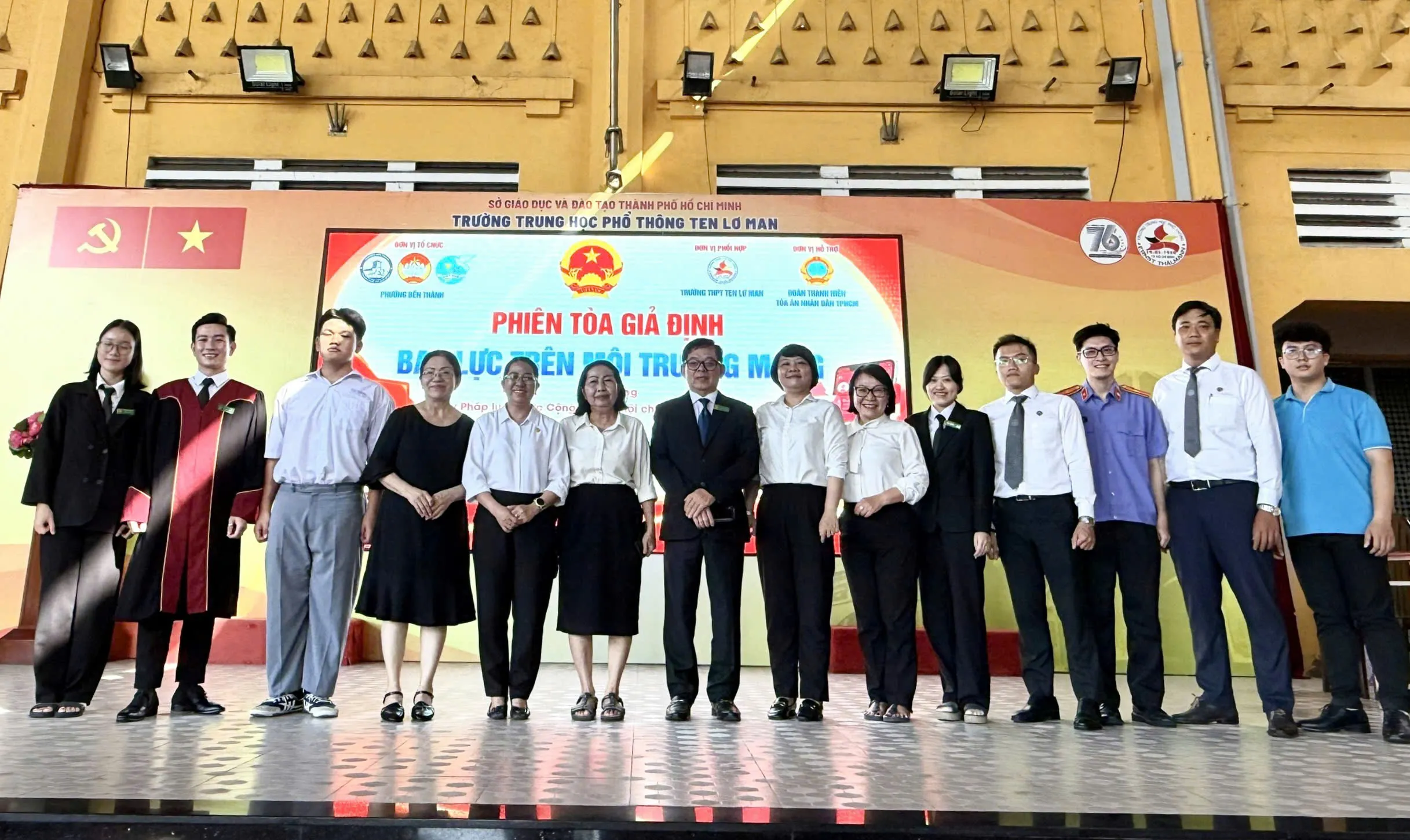 UBND phường Bến Thành, TP. Hồ Chí Minh phối hợp nhóm Luật sư Mạch Sống và các đơn vị tổ chức phiên tòa giả định