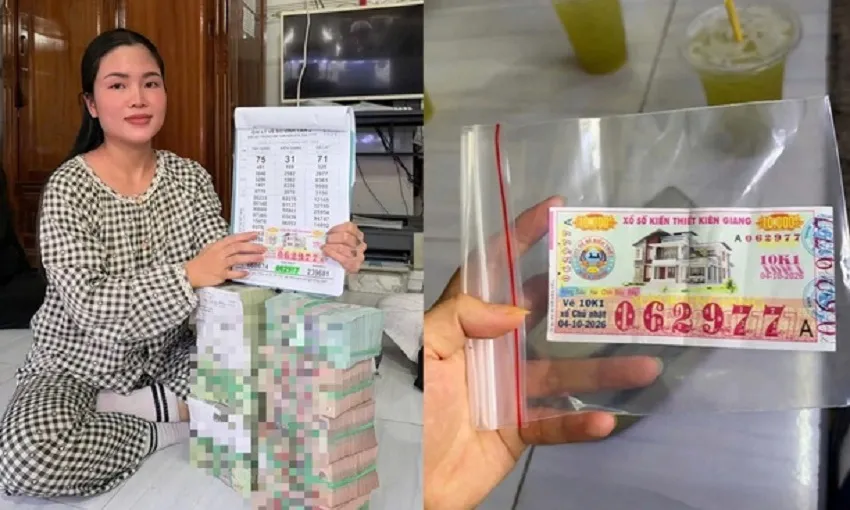 Trúng độc đắc xổ số miền Nam 2 tỉ đồng khi nhờ người bán dạo chọn giúp 1 tờ