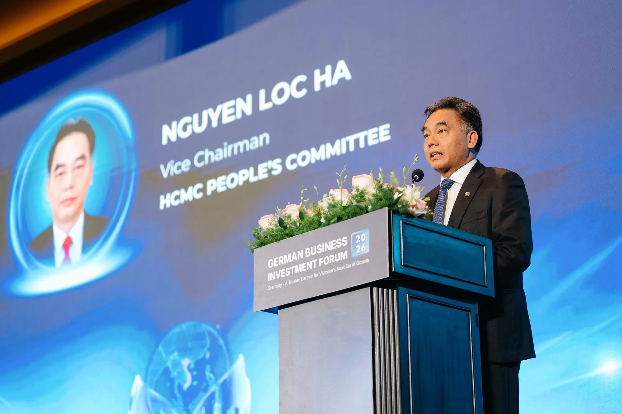 Phó Chủ tịch Thường trực UBND TP. Hồ Chí Minh Nguyễn Lộc Hà phát biểu tại diễn (Ảnh: BTC)