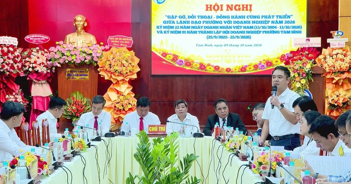 Phường Tam Bình đối thoại, đồng hành cùng doanh nghiệp