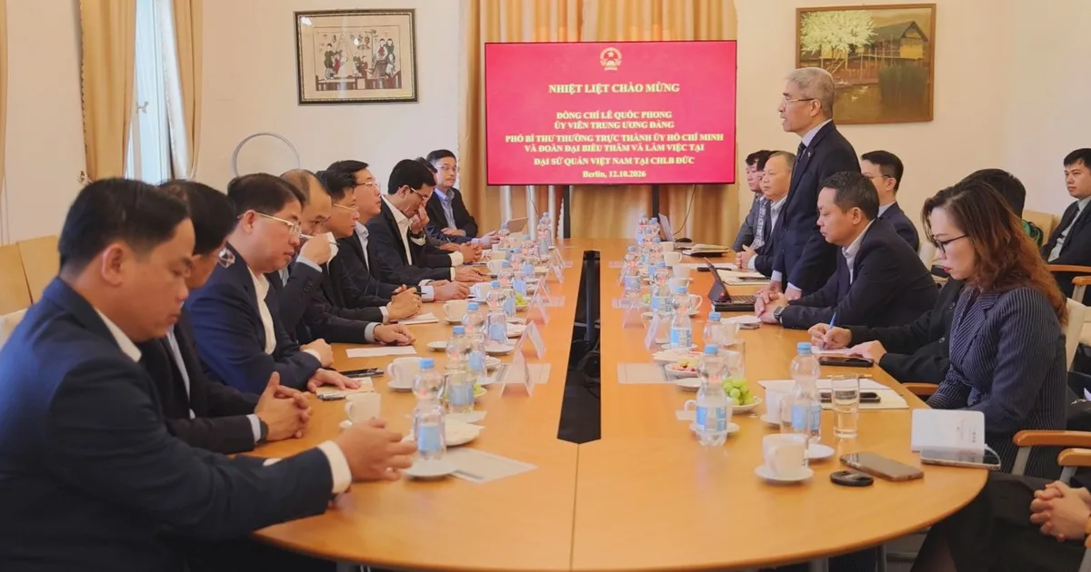 Đoàn đại biểu TP. Hồ Chí Minh thúc đẩy hợp tác thiết thực với các đối tác Đức