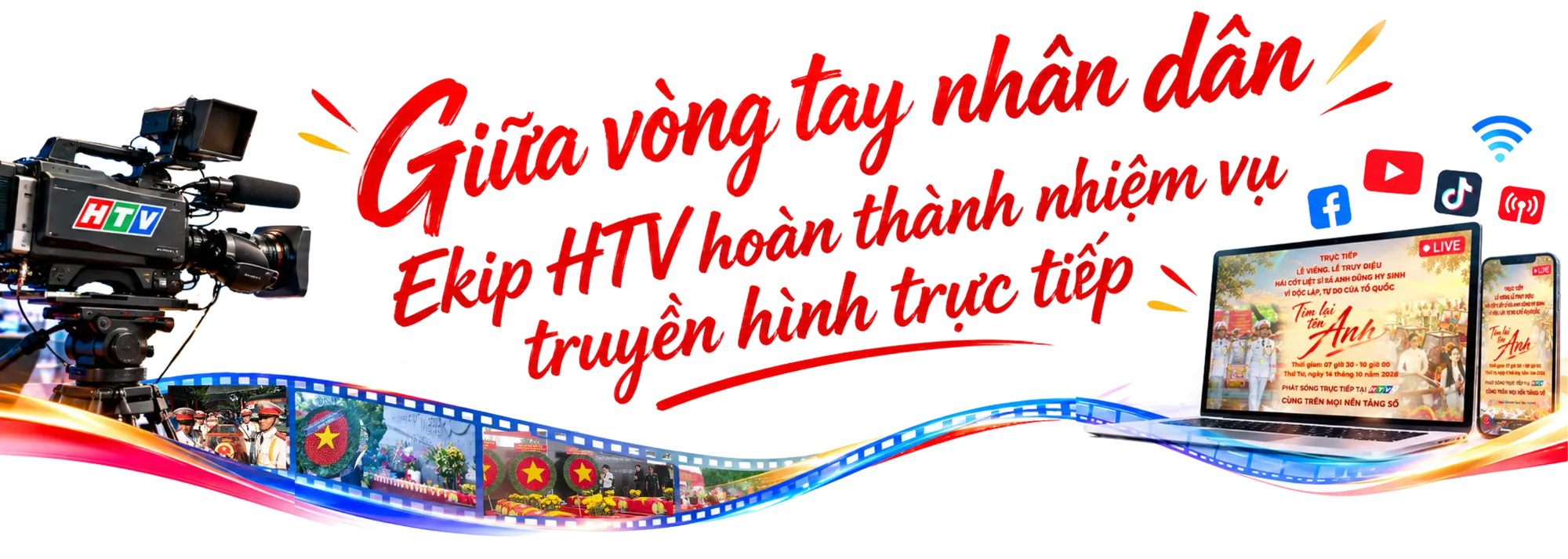 Ekip HTV hoàn thành chương trình truyền hình trực tiếp lễ truy điệu 731 hài cốt liệt sĩ - Ảnh 18.