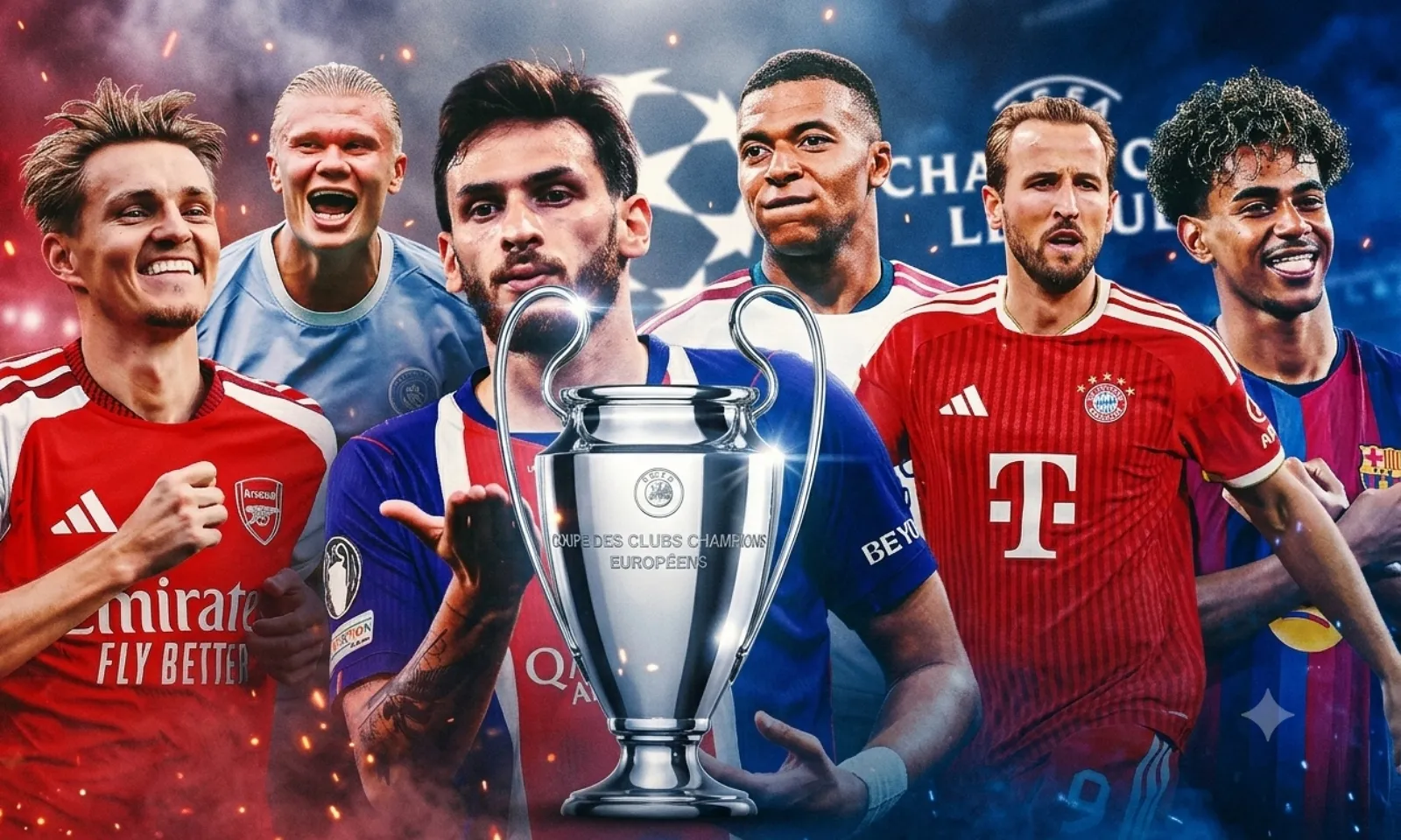 Bảng xếp hạng Champions League 2026-2027 (Cập nhật liên tục)