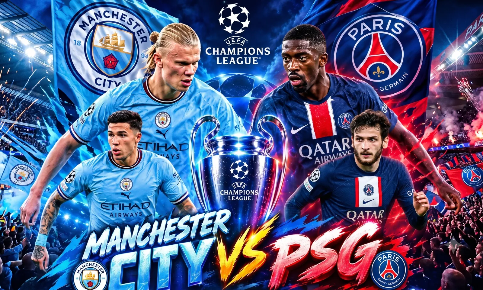 Nhận định Man City vs PSG (02h00 ngày 15/10): Công cường đấu thủ mạnh
