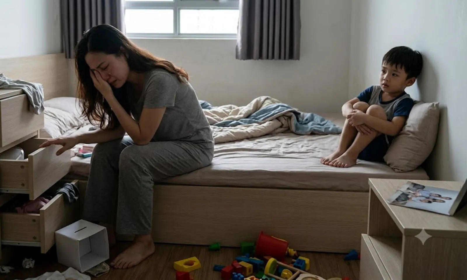 Chồng trộm tiền theo bồ, tôi đau đớn khi con chấn thương tâm lý
