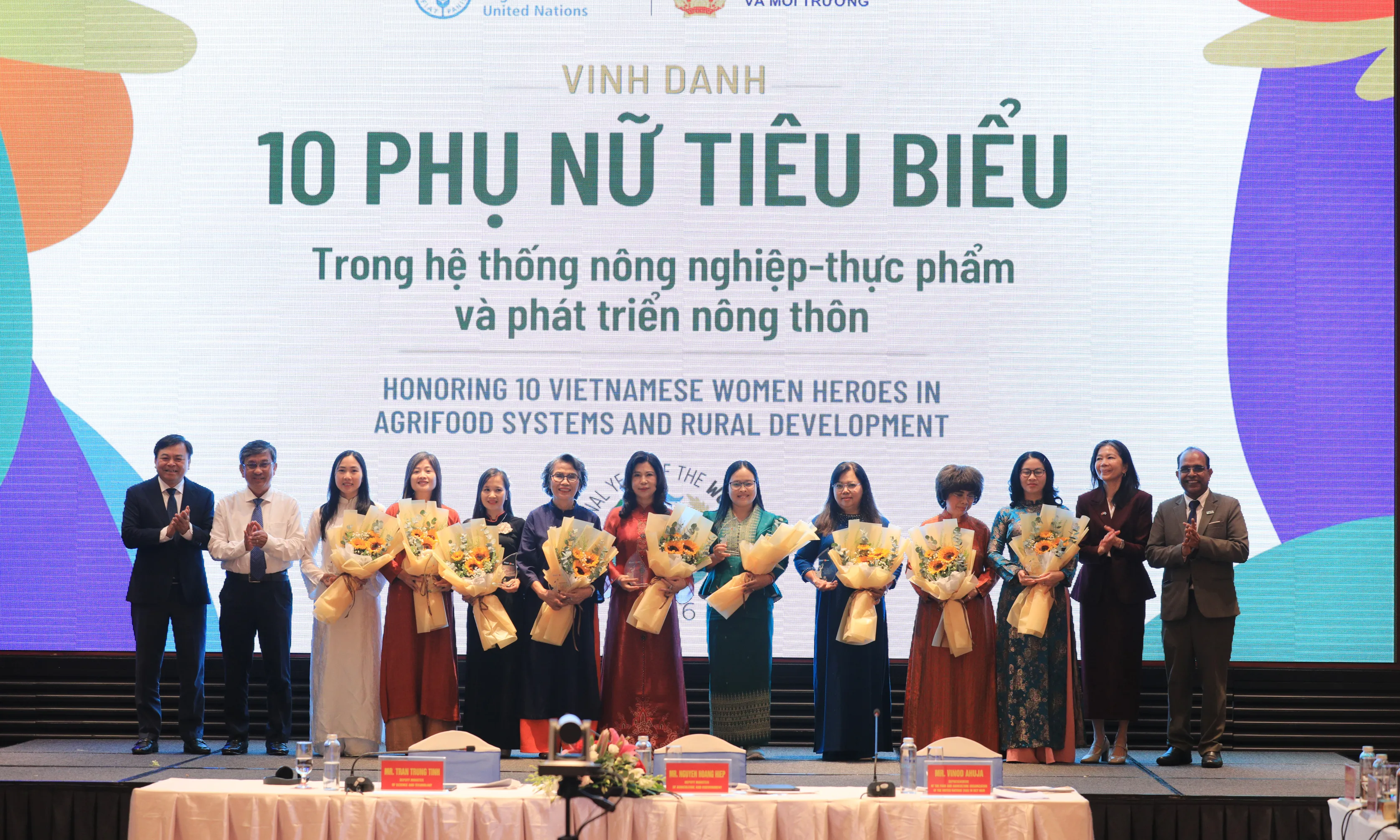 FAO vinh danh 10 phụ nữ Việt Nam có đóng góp nổi bật cho nông nghiệp nông thôn