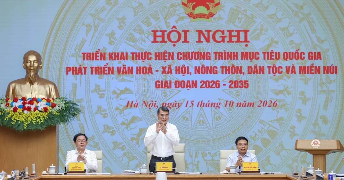 Thủ tướng chủ trì Hội nghị triển khai Chương trình MTQG phát triển văn hóa - xã hội, nông thôn, dân tộc miền núi