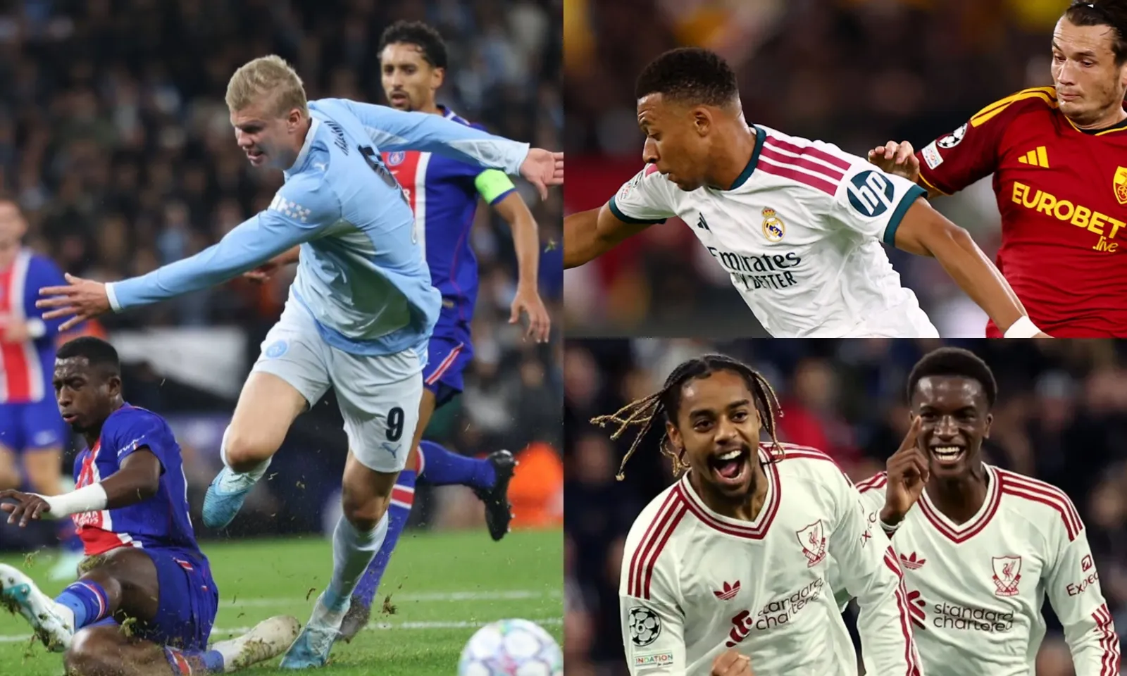 Kết quả Champions League hôm nay: Man City bị PSG đè bẹp | Real Madrid ngược dòng kinh điển