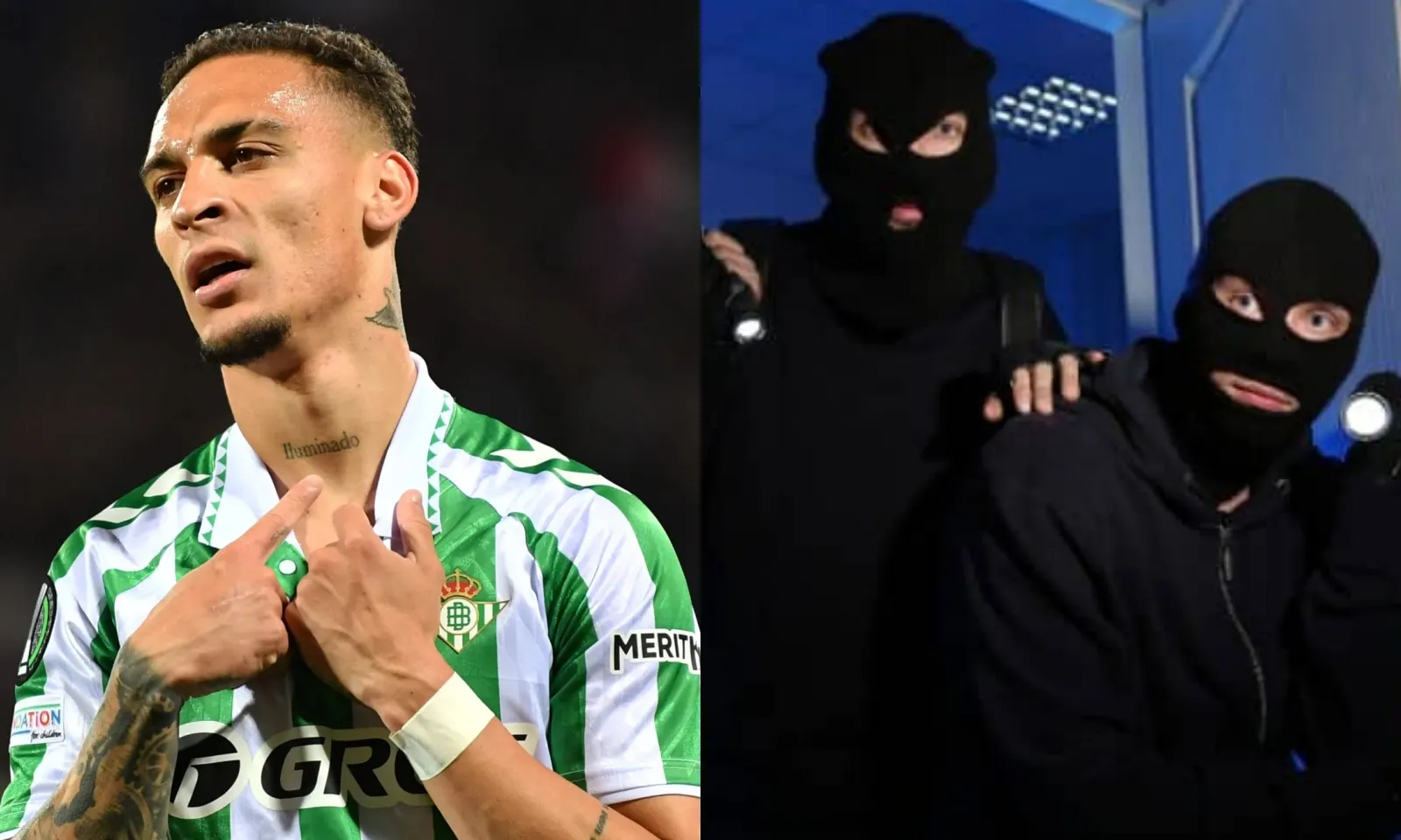 Nhà của Antony bị cướp đột nhập giữa trận đấu Champions League