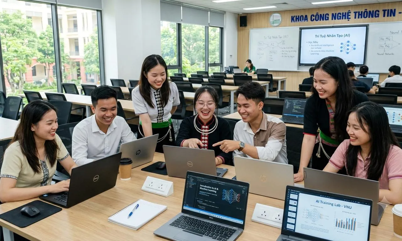 Mở đường cho sinh viên dân tộc thiểu số làm chủ công nghệ AI