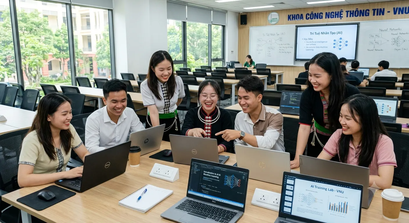 Hơn 5.400 sinh viên dân tộc thiểu số học AI