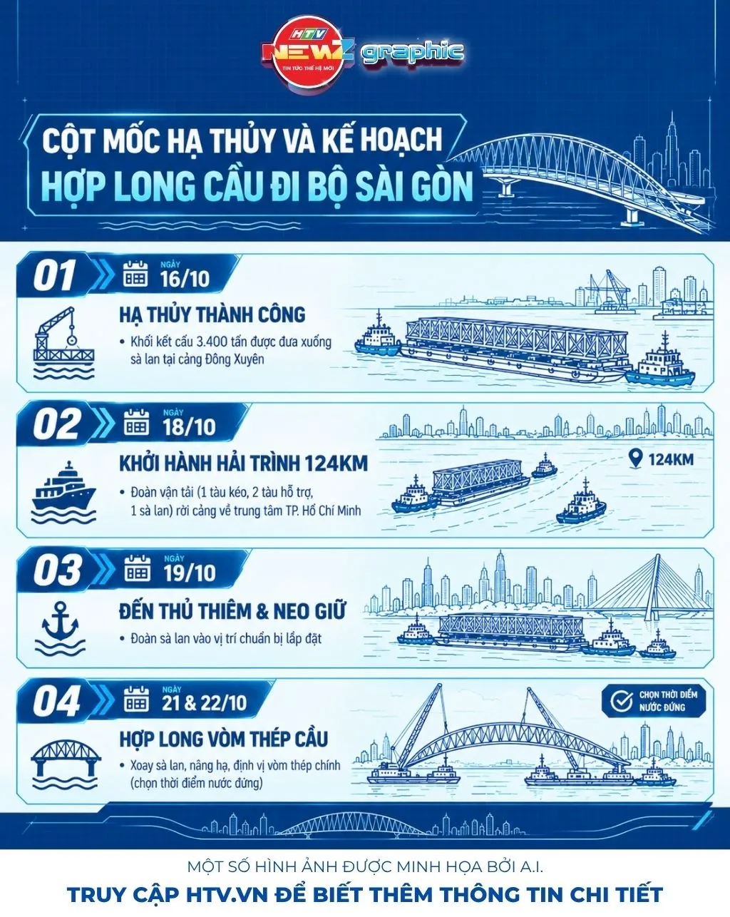 Từ khối thép ngàn tấn đến nhịp cầu nối hai bờ sông Sài Gòn - Ảnh 26.
