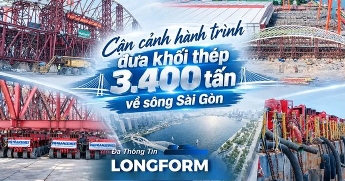 Từ khối thép ngàn tấn đến nhịp cầu nối hai bờ sông Sài Gòn