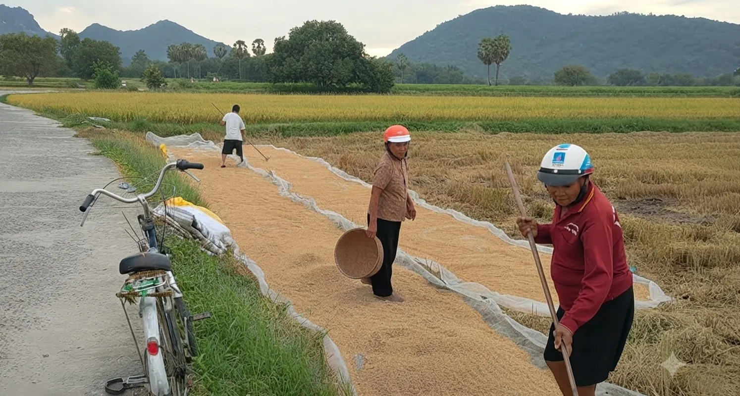 Lúa - gạo - nông dân - nông nghiệp - đồng ruộng - đồng lúa - Ảnh G