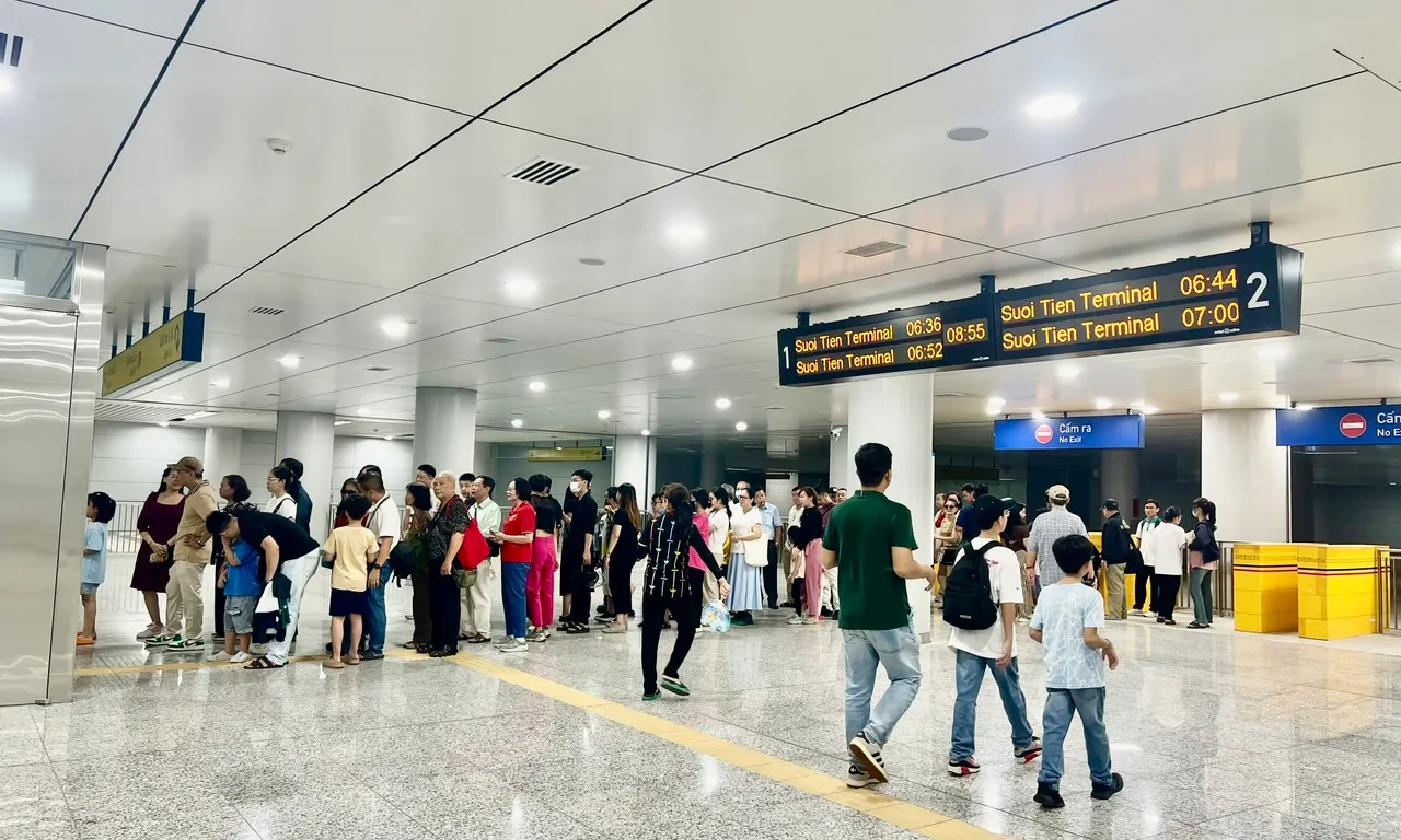 Metro Bến Thành - Suối Tiên ngưng hoạt động 53 phút do mất điện