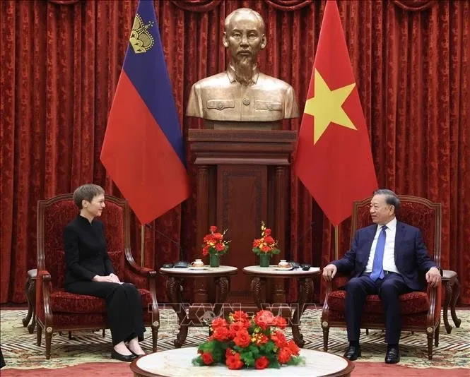 Tổng Bí thư, Chủ tịch nước Tô Lâm tiếp Thủ tướng Công quốc Liechtenstein