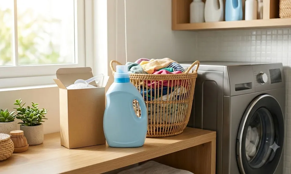 Nên dùng bột giặt hay nước giặt? Hướng dẫn chọn chuẩn cho gia đình