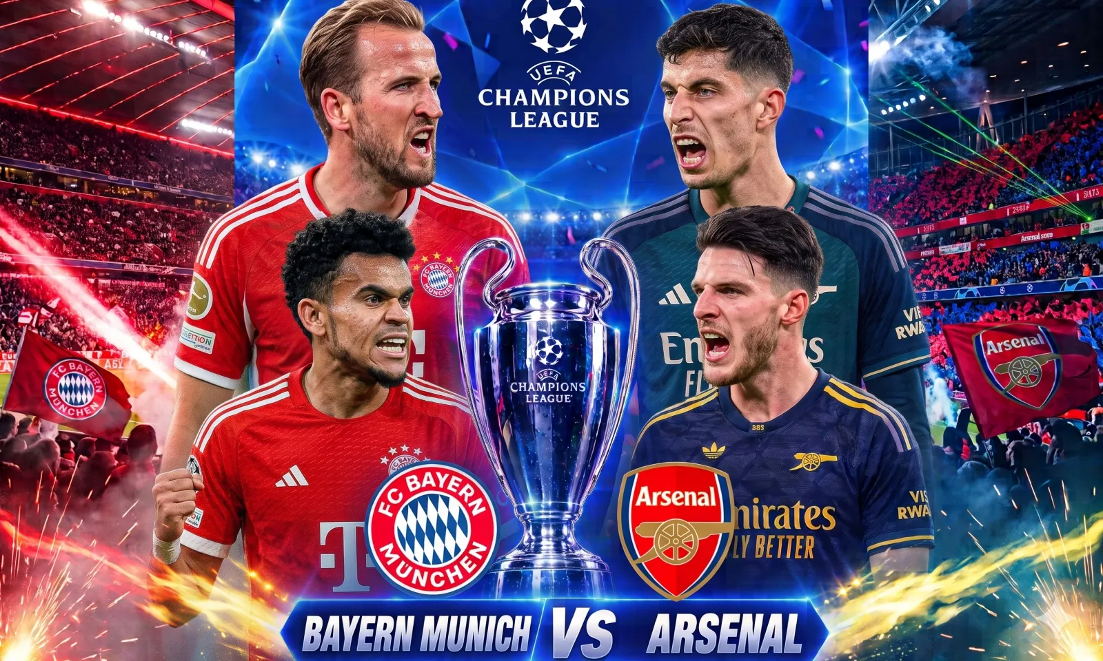 Nhận định Bayern Munich vs Arsenal (02h00 ngày 22/10): Bất phân thắng bại?
