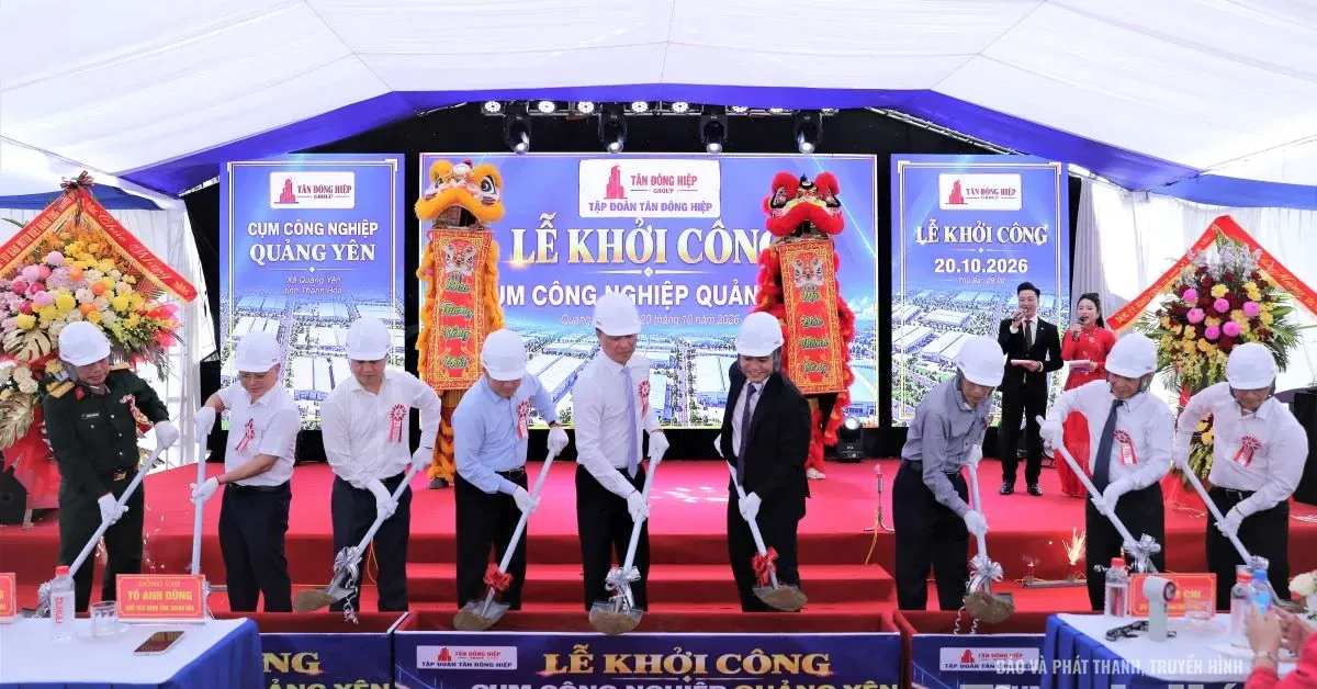 Khởi công Cụm công nghiệp Quảng Yên