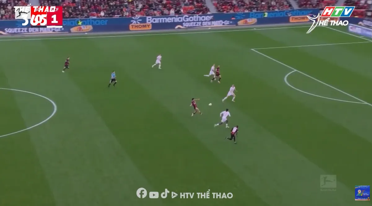 Bayer Leverkusen ngược dòng đánh bại Freiburg tại Bundesliga