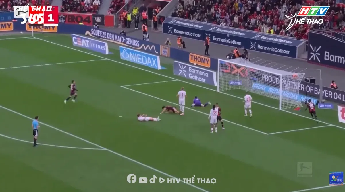 Bayer Leverkusen ngược dòng đánh bại Freiburg tại Bundesliga