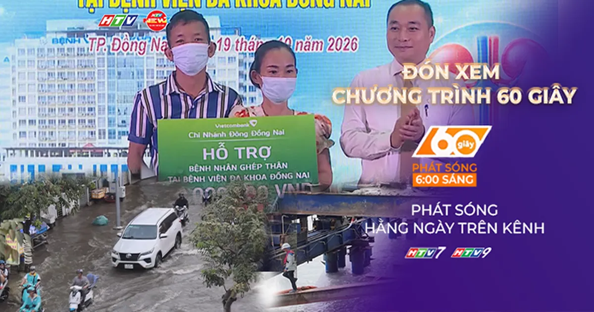 TP. Hồ Chí Minh trước sức ép biến đổi khí hậu | 60 Giây Sáng ngày 20/10/2026